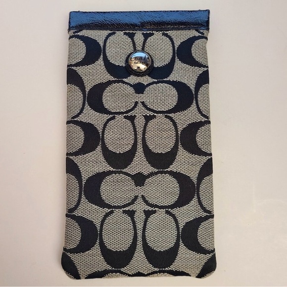 Coach Squeeze Top Eyeglass Case - Picture 2 of 7